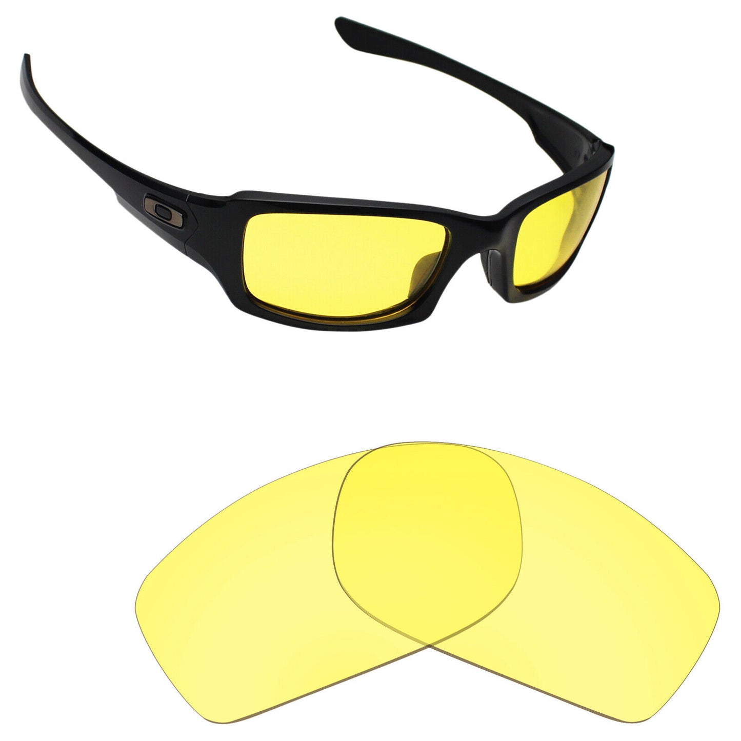 Hawkry Polarized Replacement Lenses for-Oakley Fives Squared Sunglass - Options