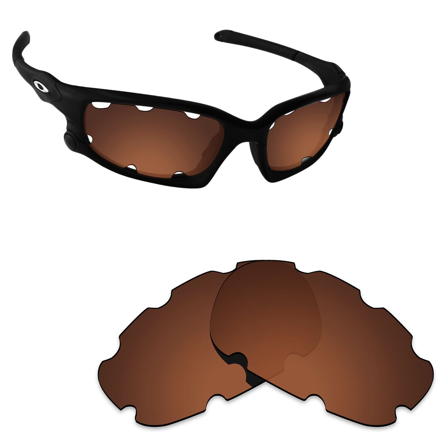 Hawkry Polarized Replacement Lens for-Oakley Split Jacket Vented OO9099 Multiple