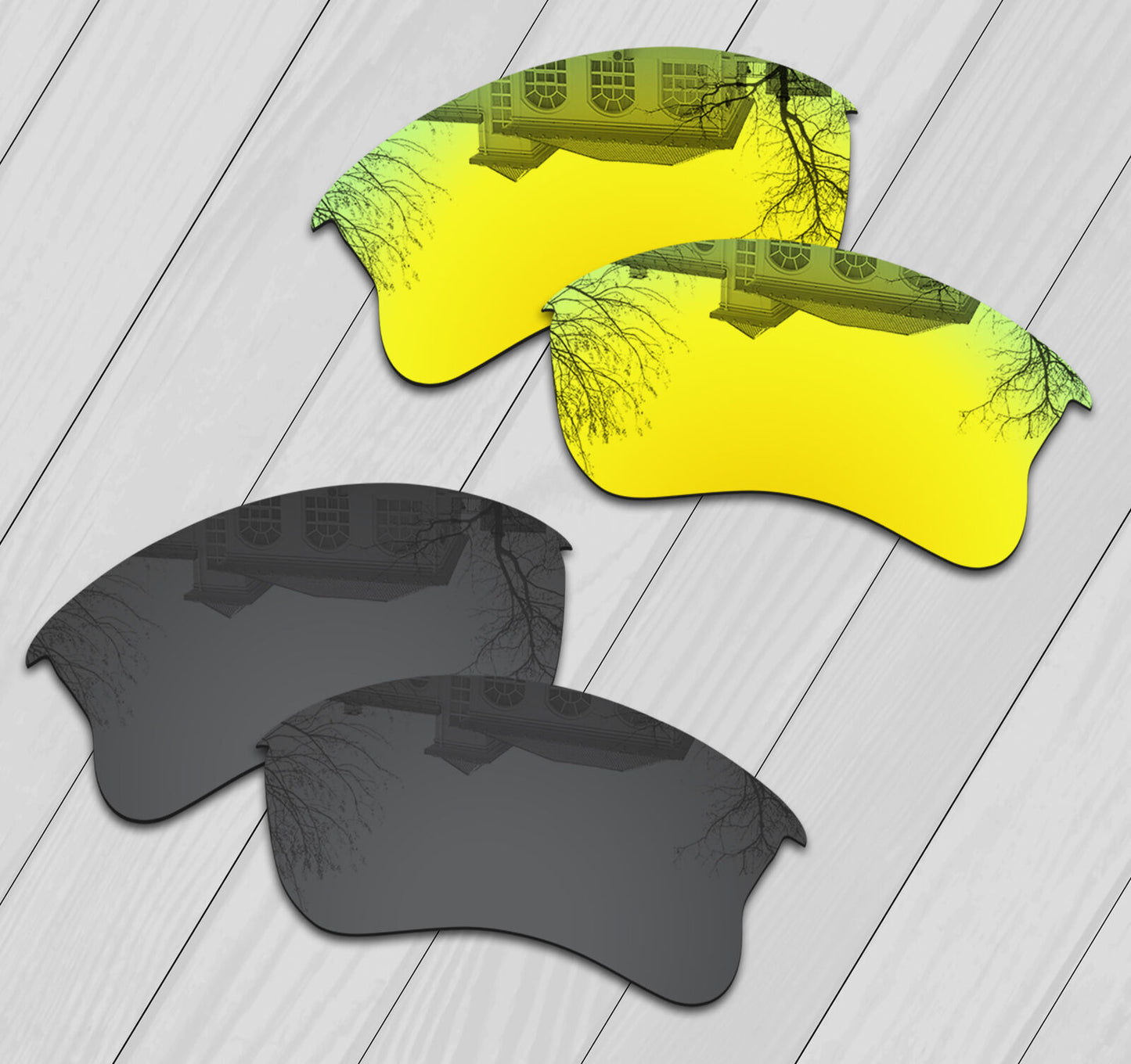 POLARIZED Replacement Lenses For-Oakley Half Jacket XLJ Anti-Scratch Options