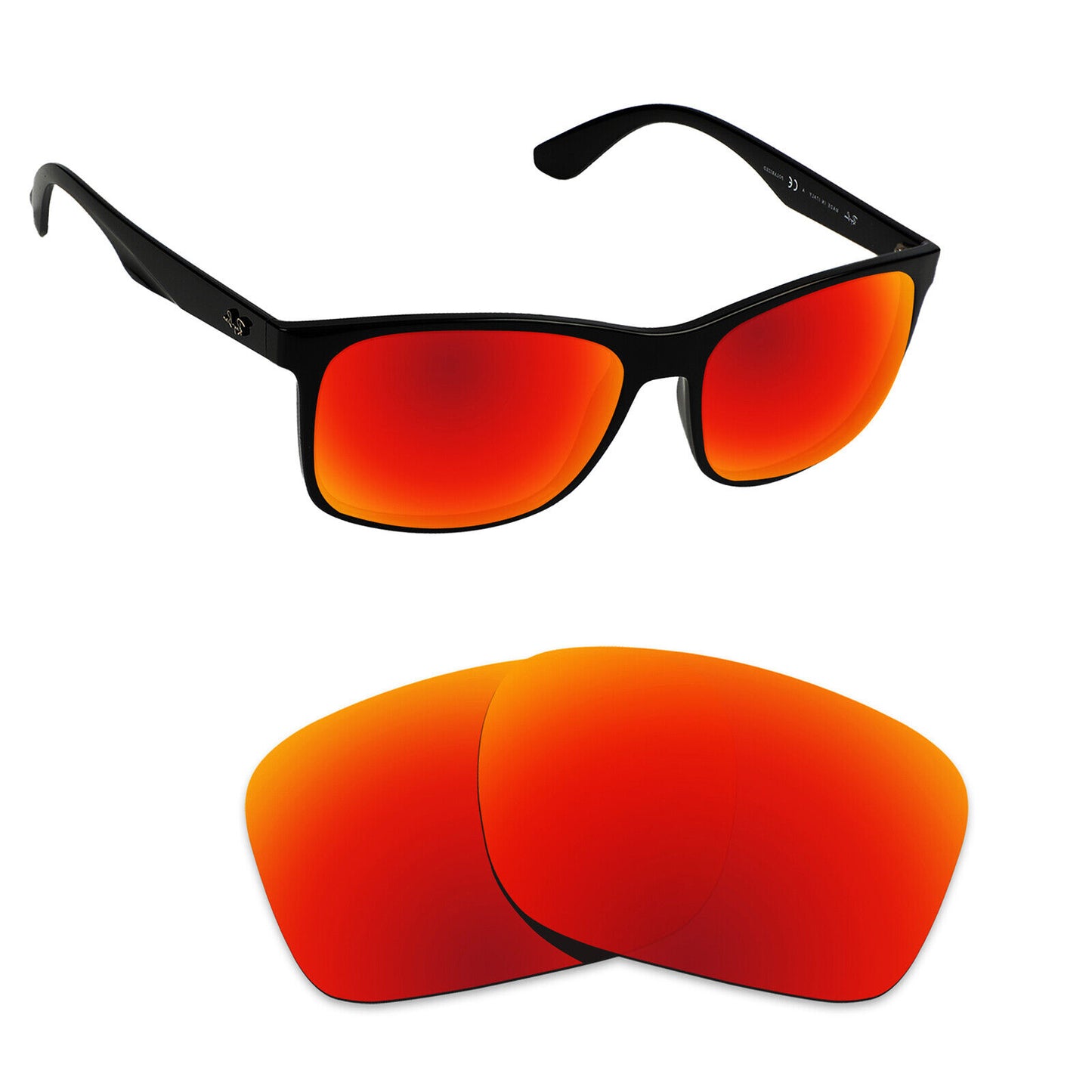 Hawkry Polarized Replacement Lenses for - RayBan-RB4232-57 Sunglass - Multiple