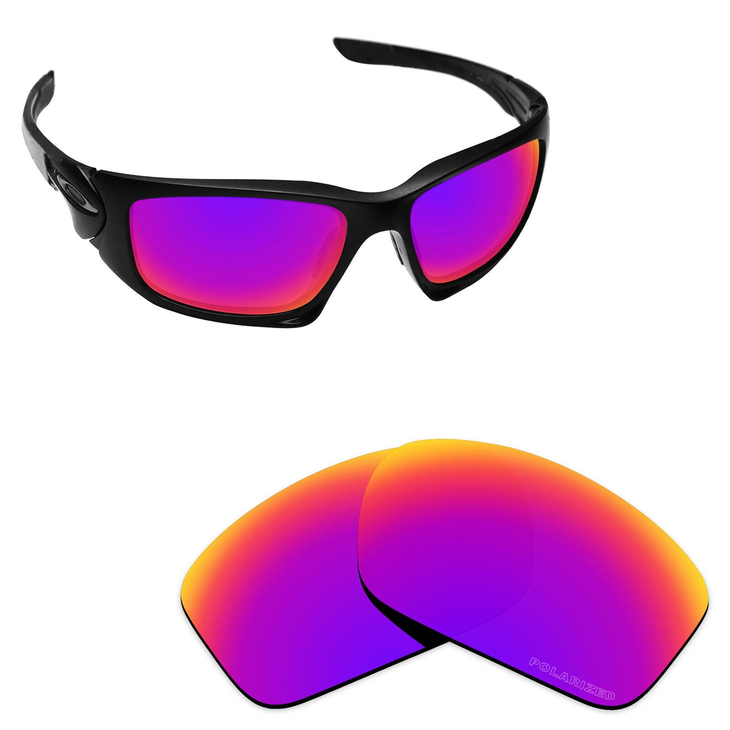 Hawkry Polarized Replacement Lenses for-Oakley Scalpel OO9095 Sunglass - Options