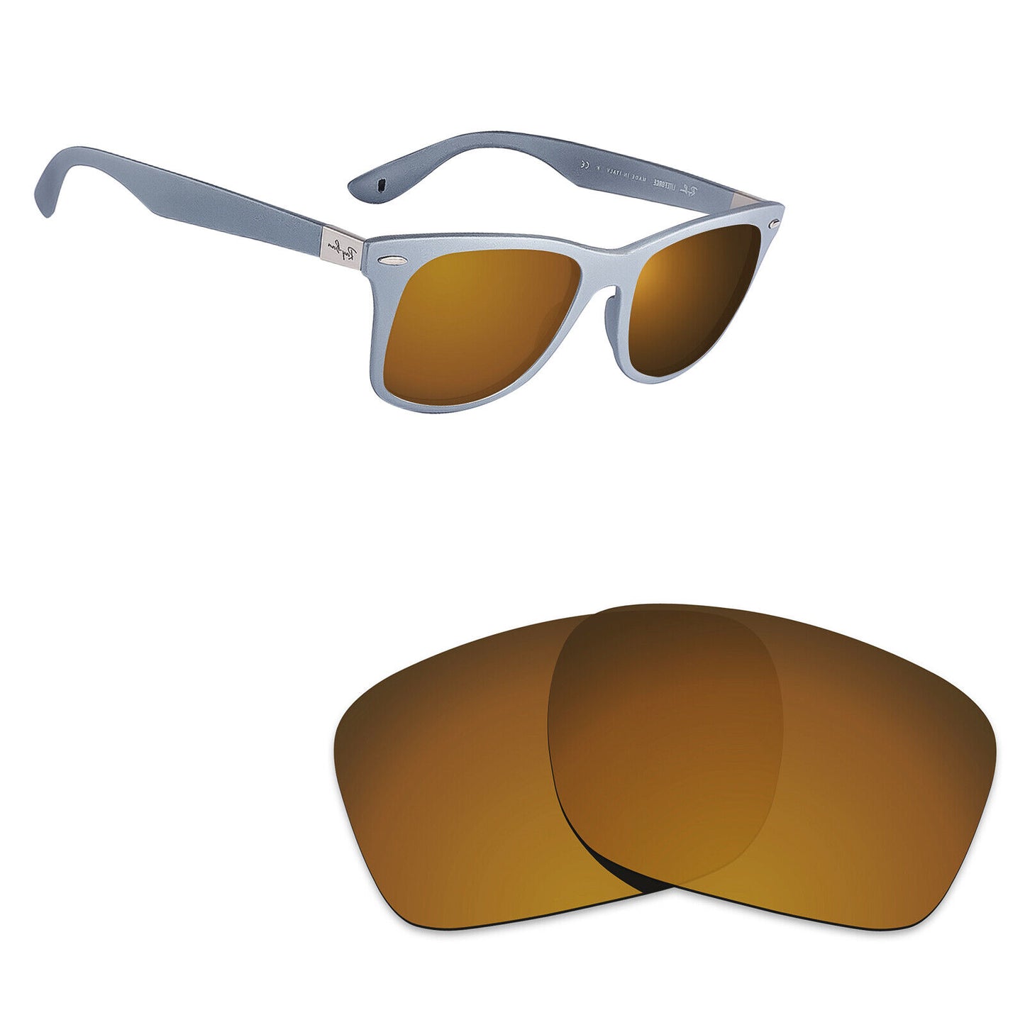 Hawkry Polarized Replacement Lenses for - RayBan-RB4195-52 Sunglass - Multiple