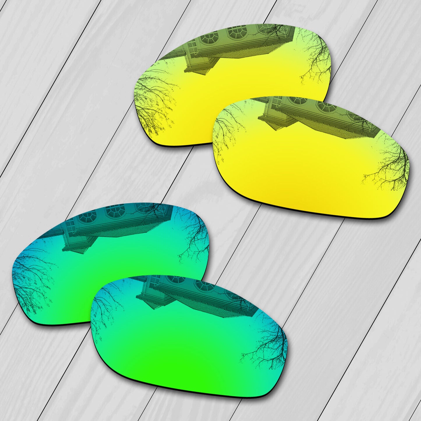 POLARIZED Replacement Lenses For-Oakley Monster Dog Sunglasses Anti-Scratch