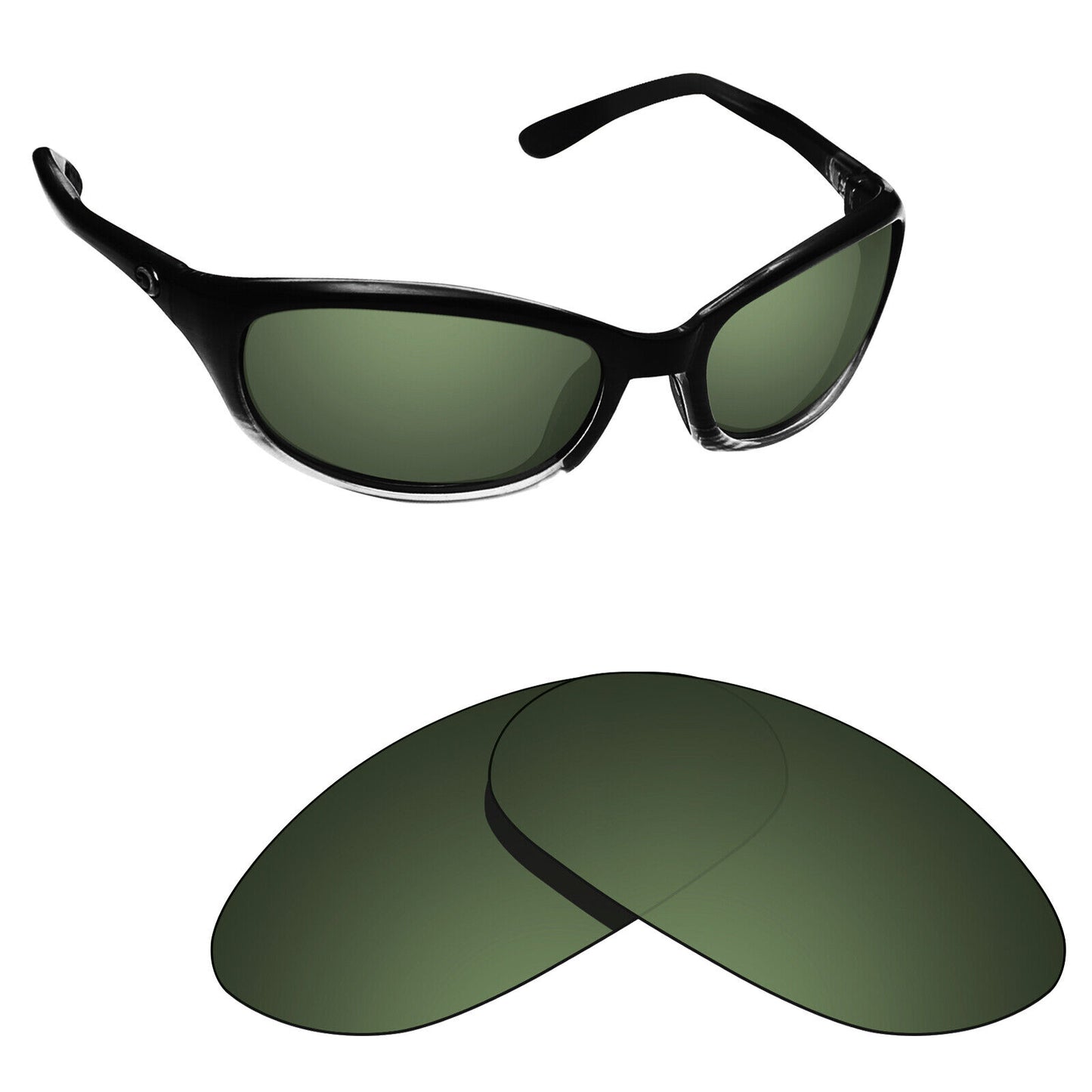 Hawkry Polarized Replacement Lenses for-Costa Harpoon Sunglass - Multiple
