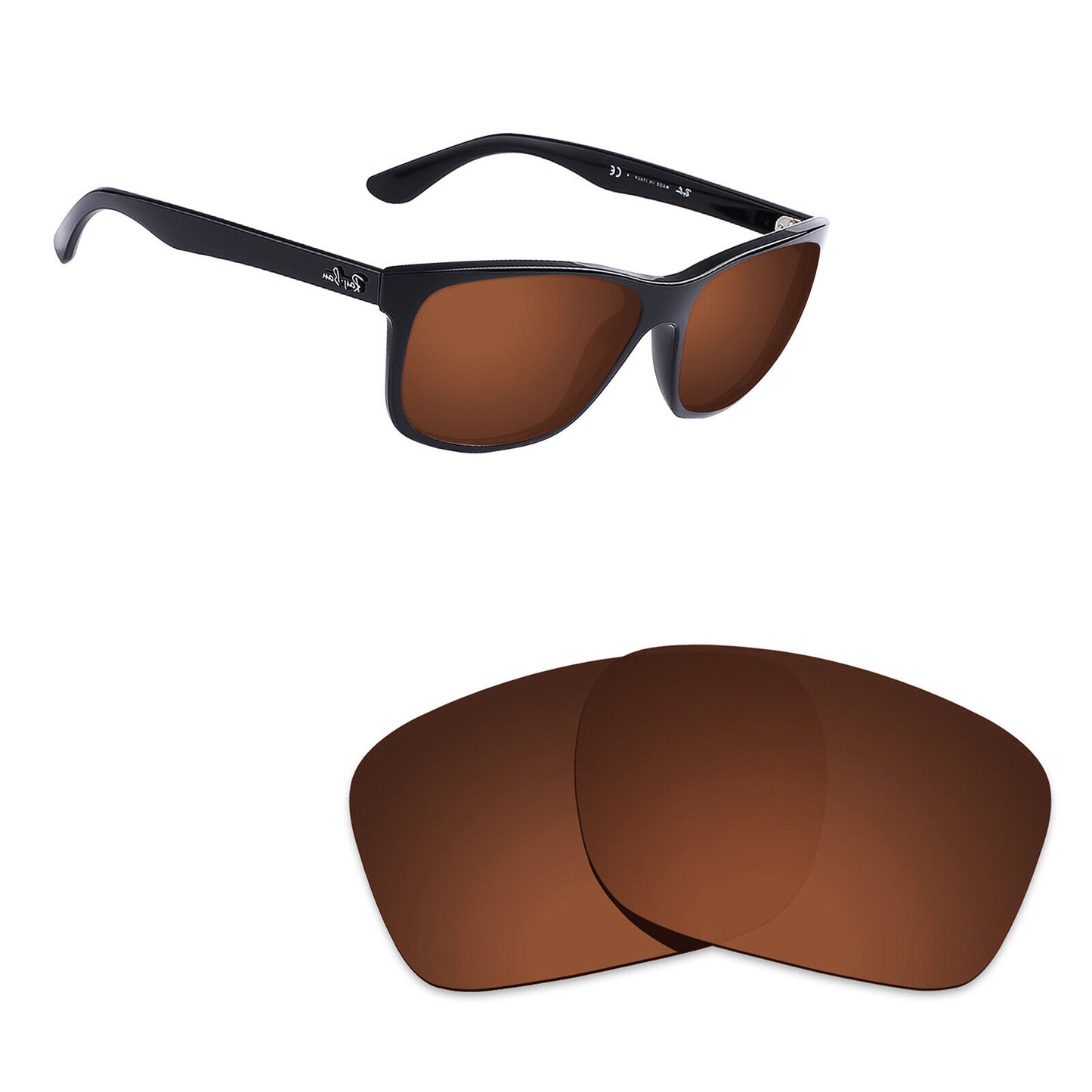 Hawkry Polarized Replacement Lenses for - RayBan-RB4181-57 Sunglass - Multiple