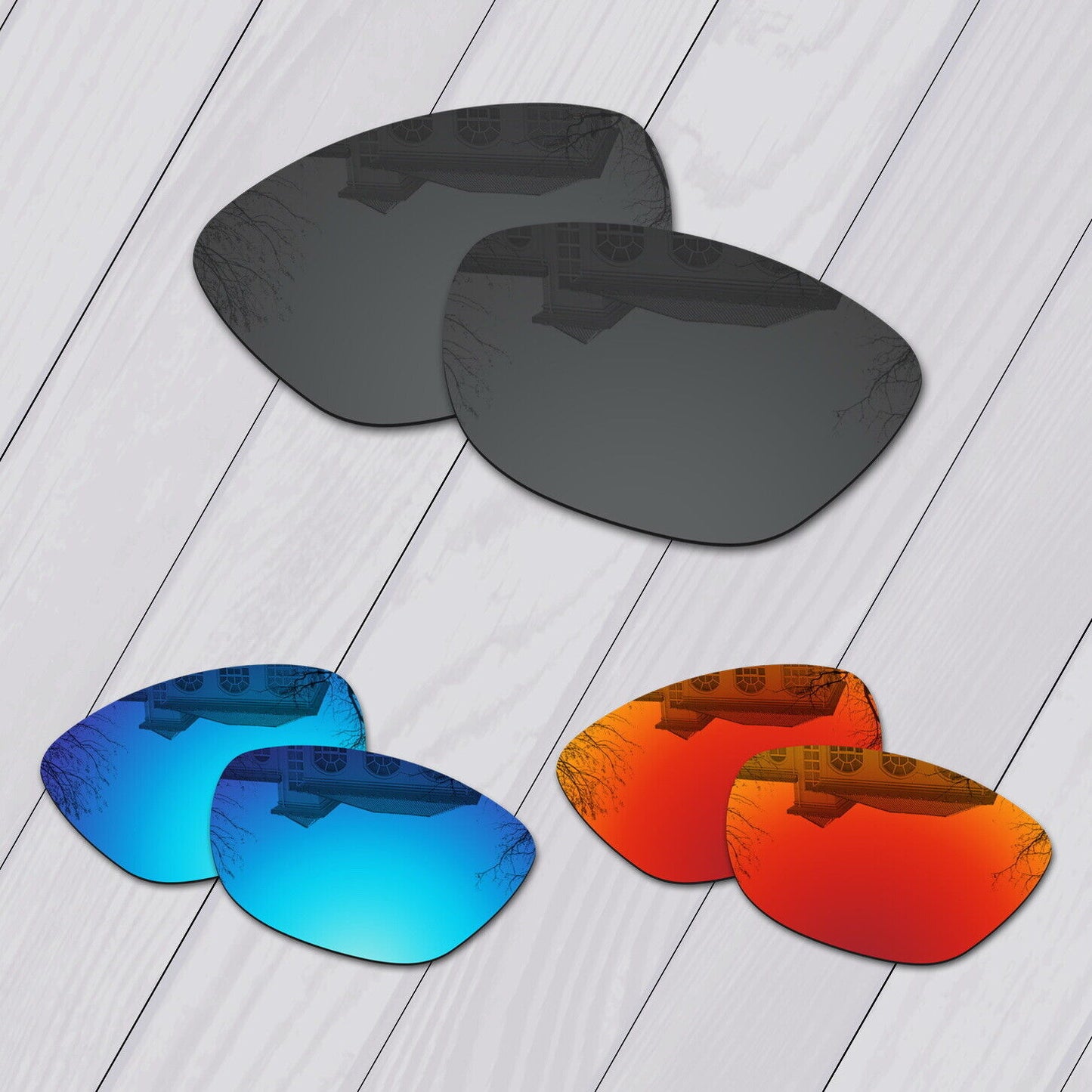 POLARIZED Replacement Lenses For-Oakley Jupiter Sunglasses Anti-Scratch