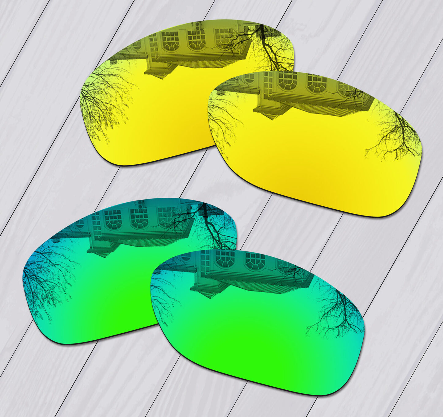 POLARIZED Replacement Lot Lenses For-Oakley Pit Bull OO9127 Anti-Scratch