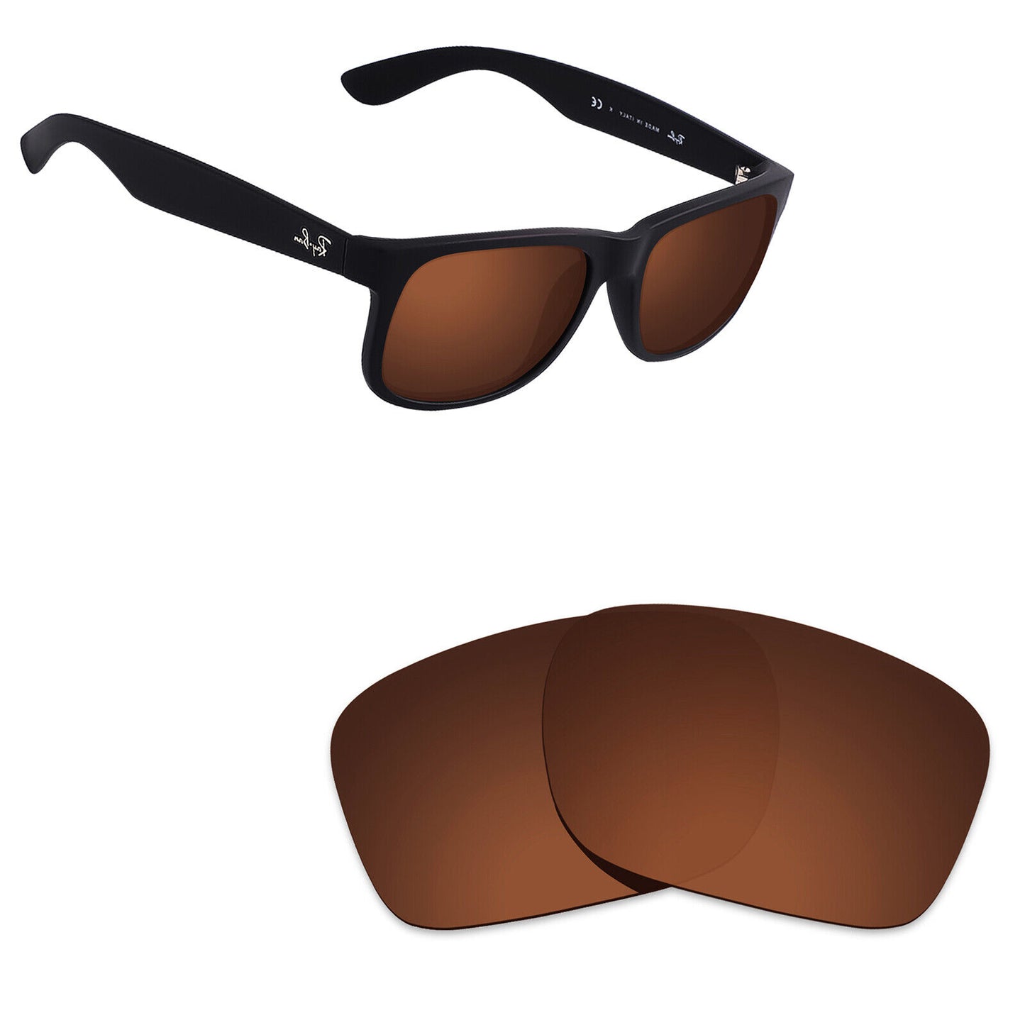 Hawkry Polarized Replacement Lens for-RayBan RB4165-51 Sunglass - Options