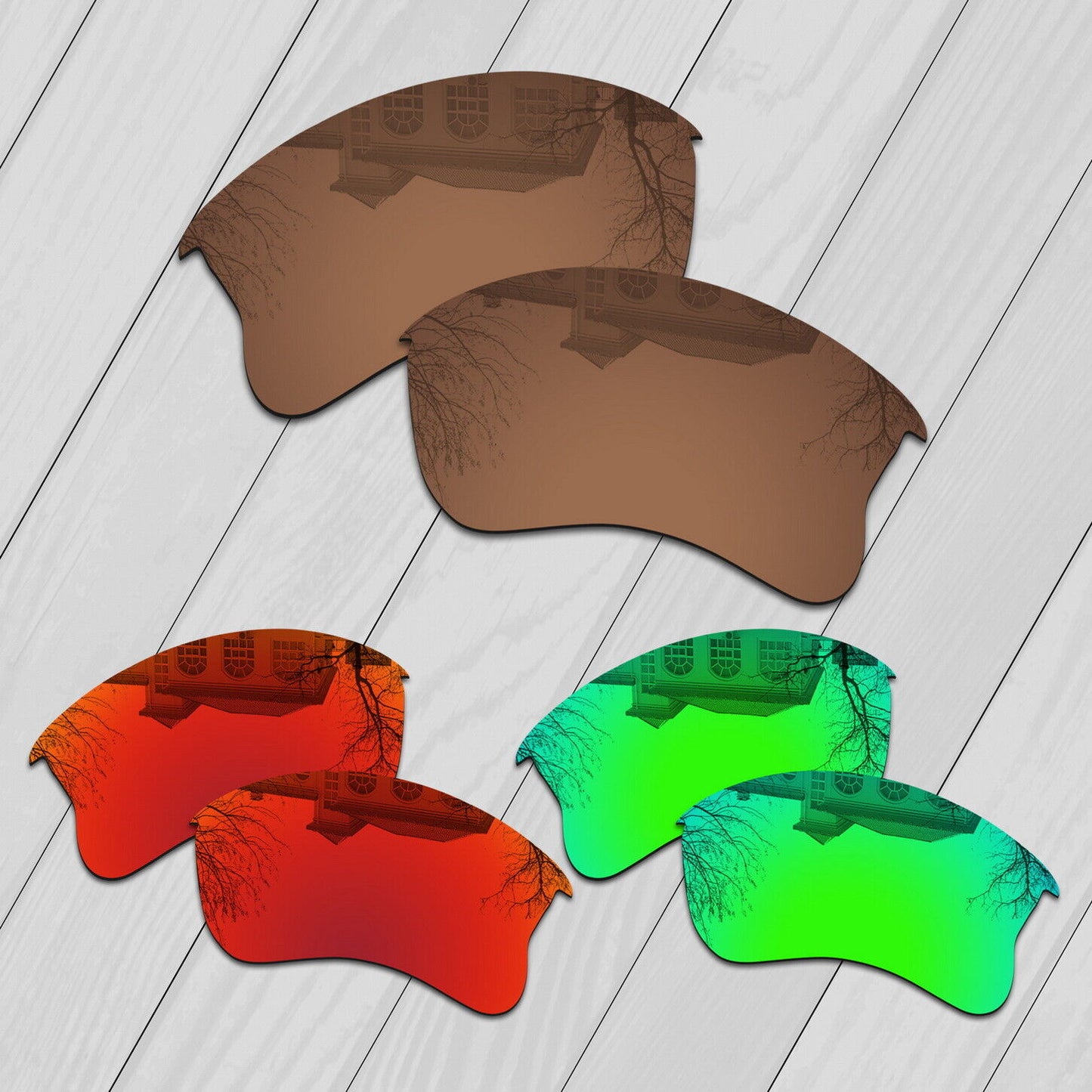 POLARIZED Replacement Lenses For-Oakley Half Jacket XLJ Anti-Scratch Options