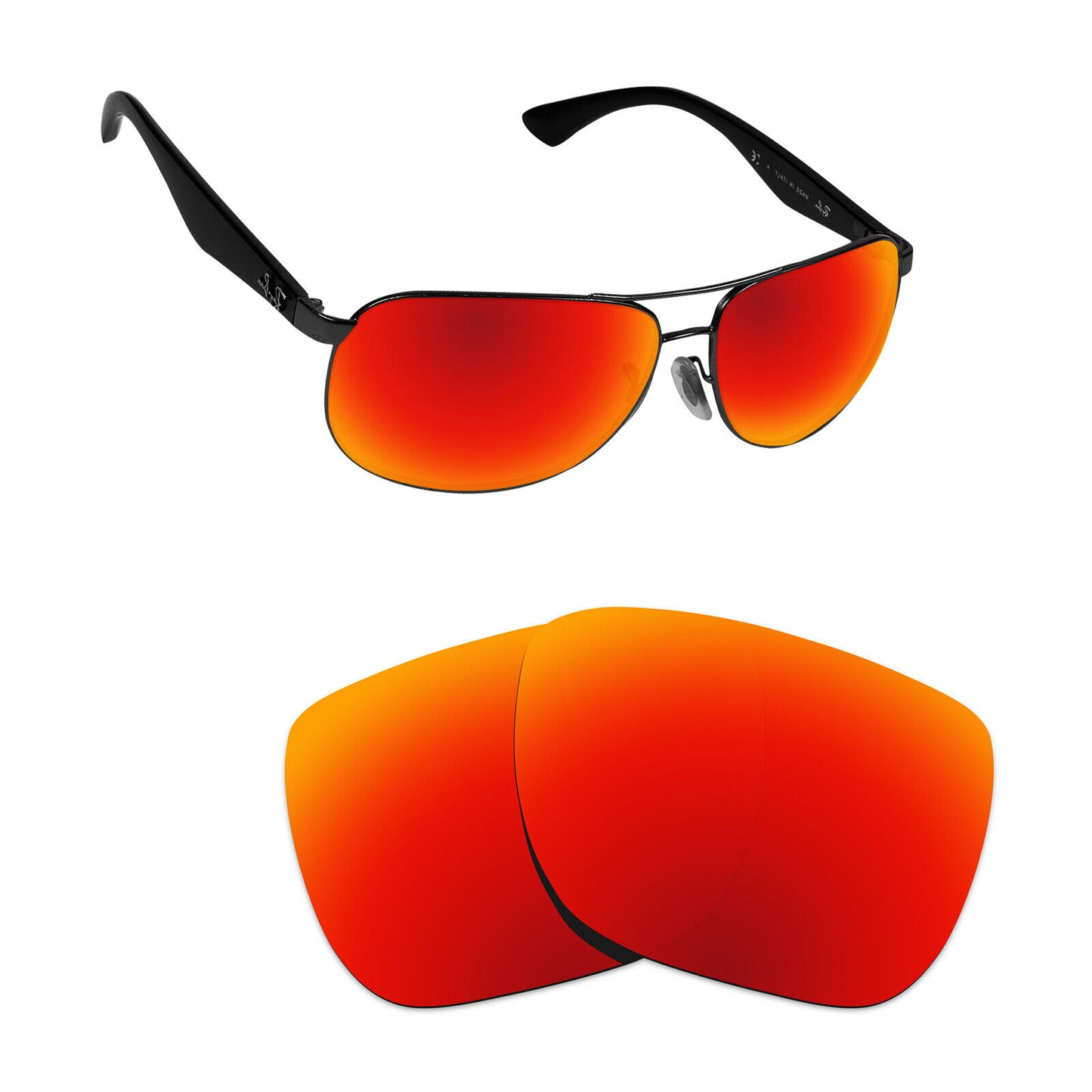 Hawkry Polarized Replacement Lenses for - RayBan-RB3502-61 Sunglass - Multiple