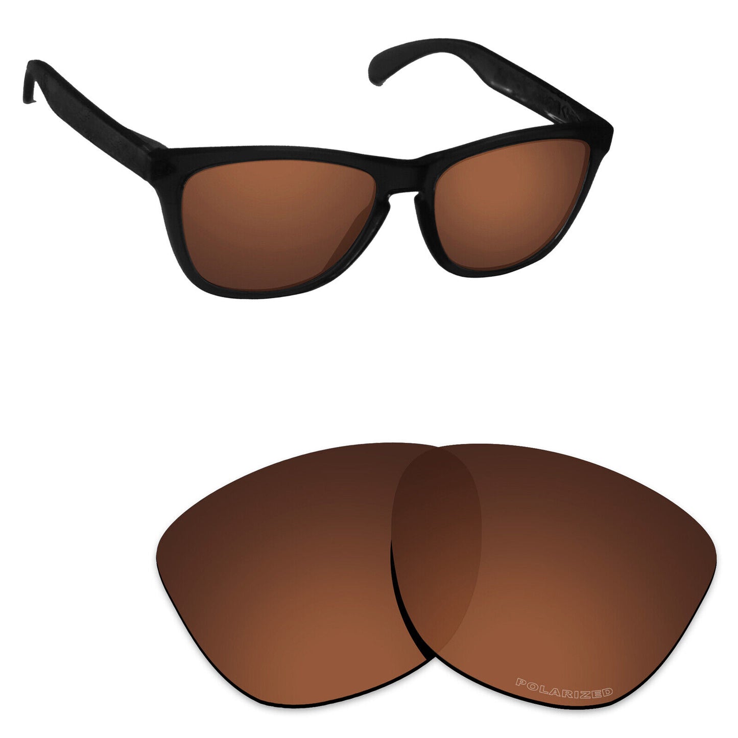 Hawkry Polarized Replacement Lenses for-Oakley Frogskins LX OO2043 - Options