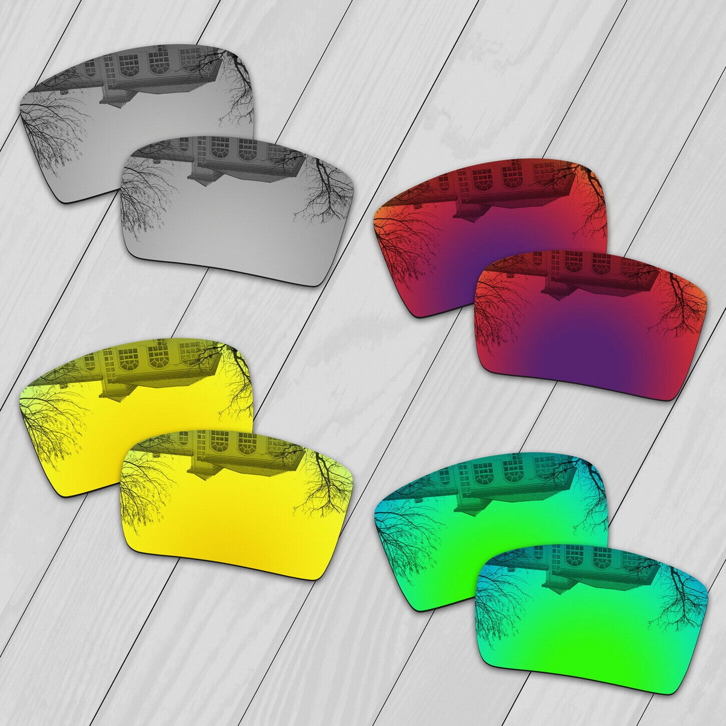 POLARIZED Replacement Lenses For-Oakley Oil Drum Sunglasses Anti-Scratch