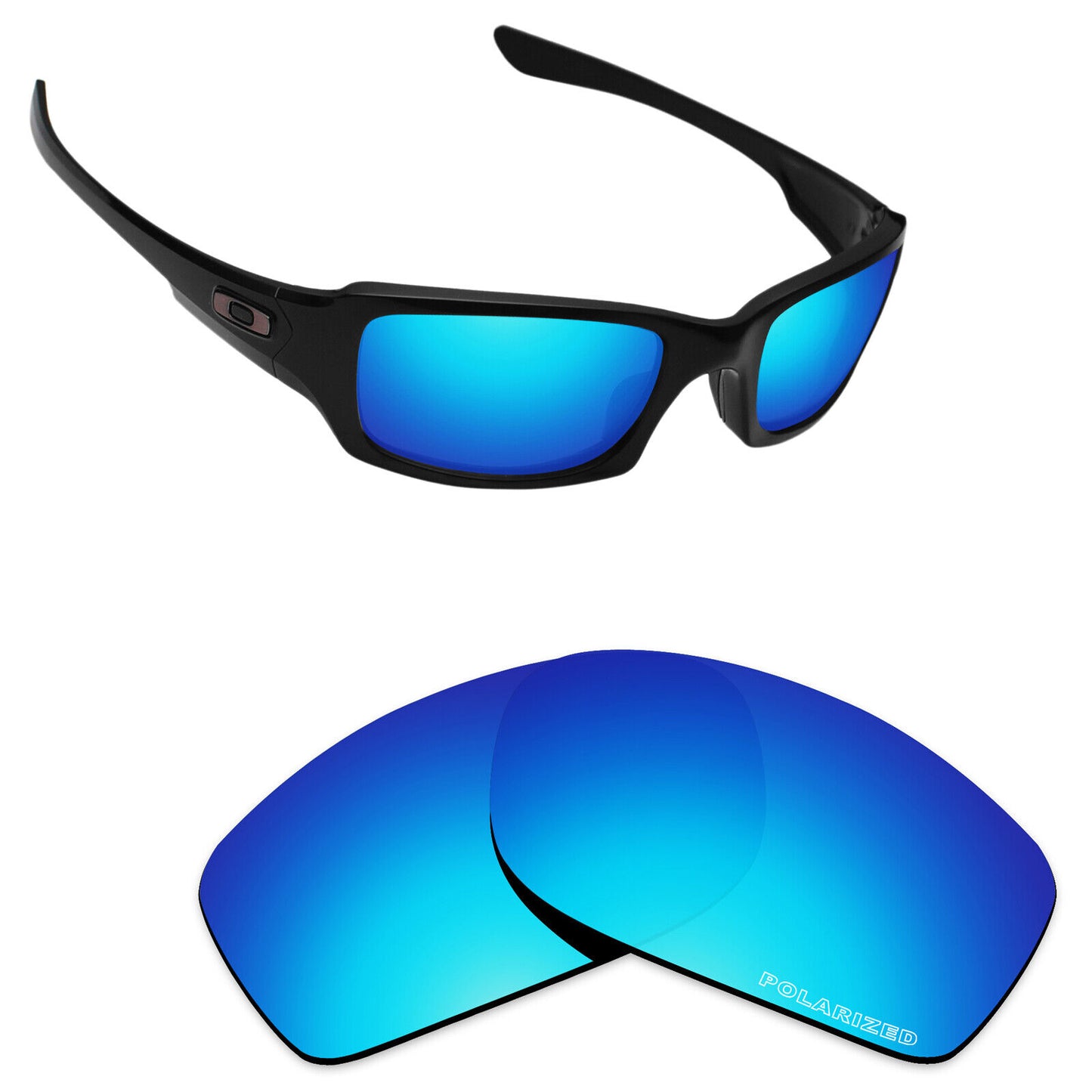 Hawkry Polarized Replacement Lenses for-Oakley Fives Squared Sunglass - Options