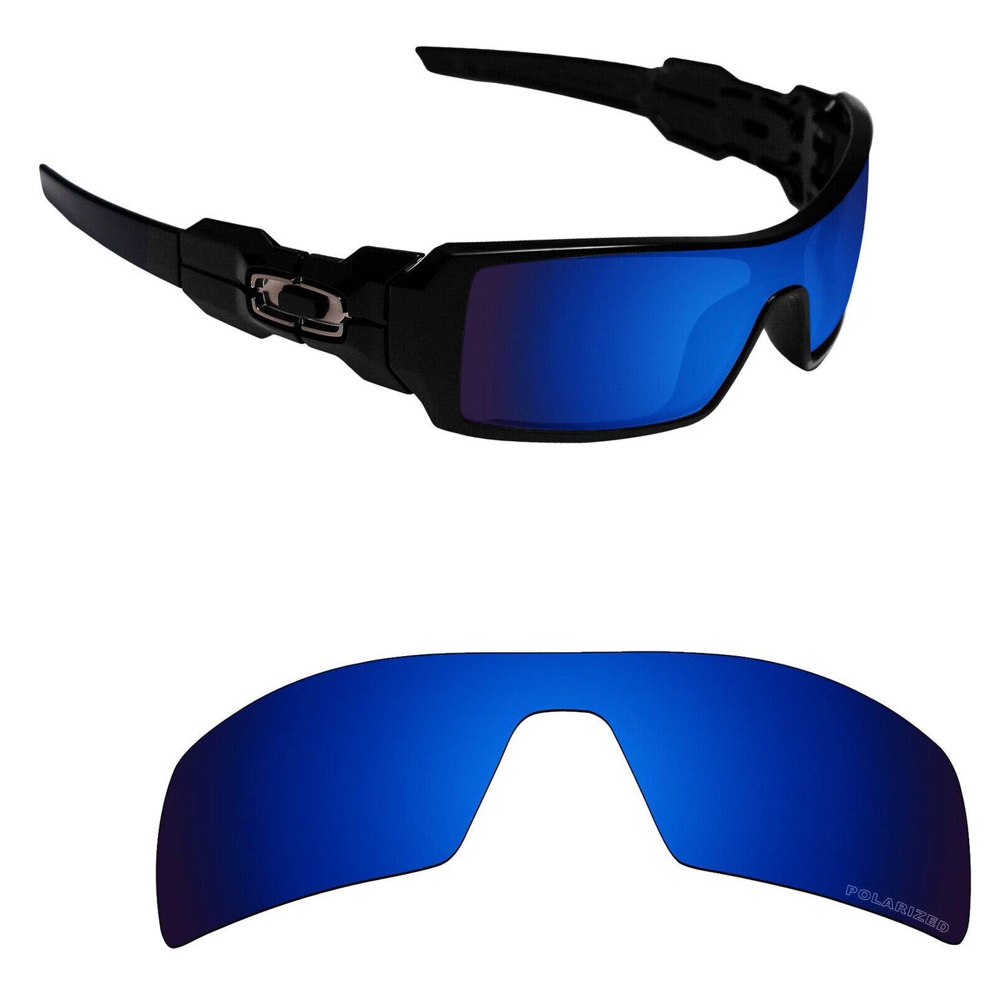 Hawkry Polarized Replacement Lenses for-Oakley Oil Rig Sunglass - Options