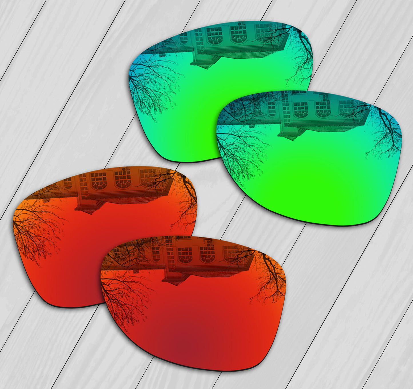 POLARIZED Replacement Lenses For-Oakley Crosshair 2012 Sunglasses Anti-Scratch