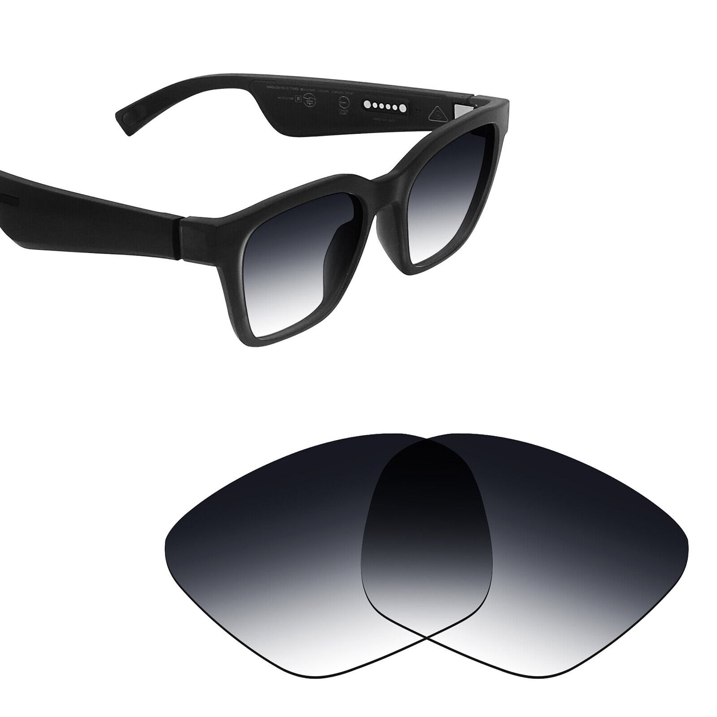 Hawkry Polarized Replacement Lenses for-BOSE Alto S/M Sunglass - Options