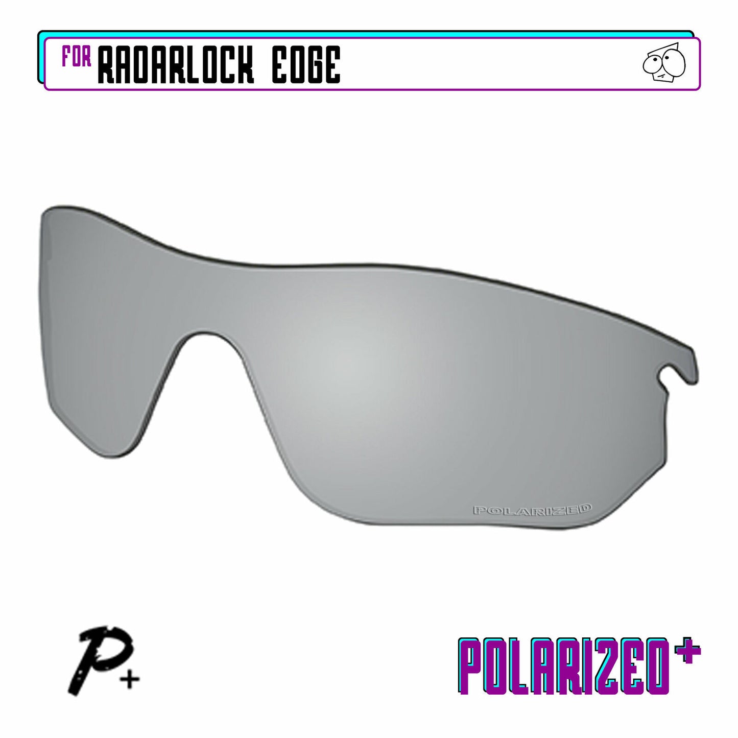 POLARIZED+ Replacement Lens For-Oakley RadarLock Edge Sunglass Anti-Scratch