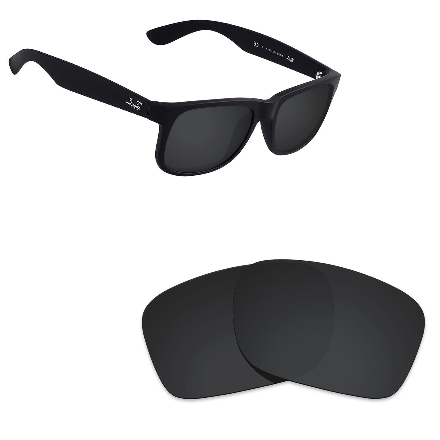 Hawkry Polarized Replacement Lens for-RayBan RB4165-51 Sunglass - Options