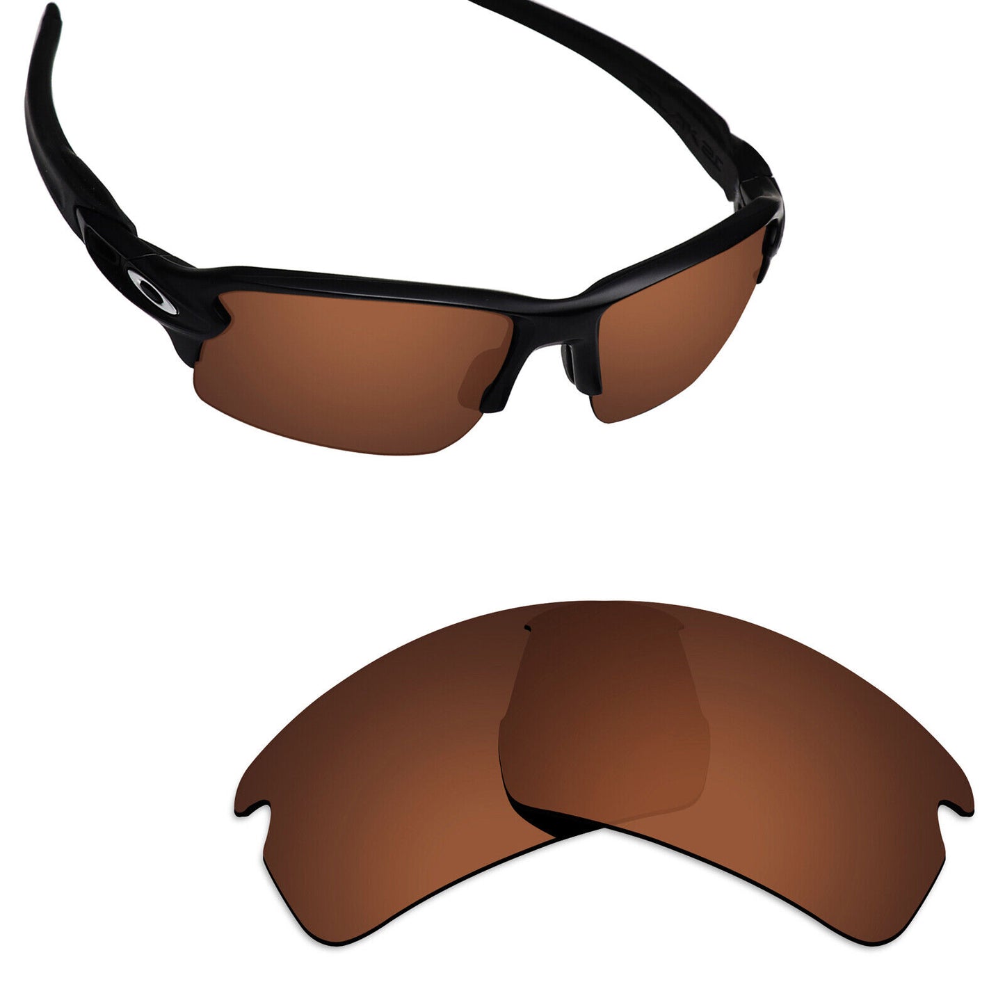 Hawkry Polarized Replacement Lens for-Oakley Flak 2.0 Asian Fit (AF)OO9271-opt