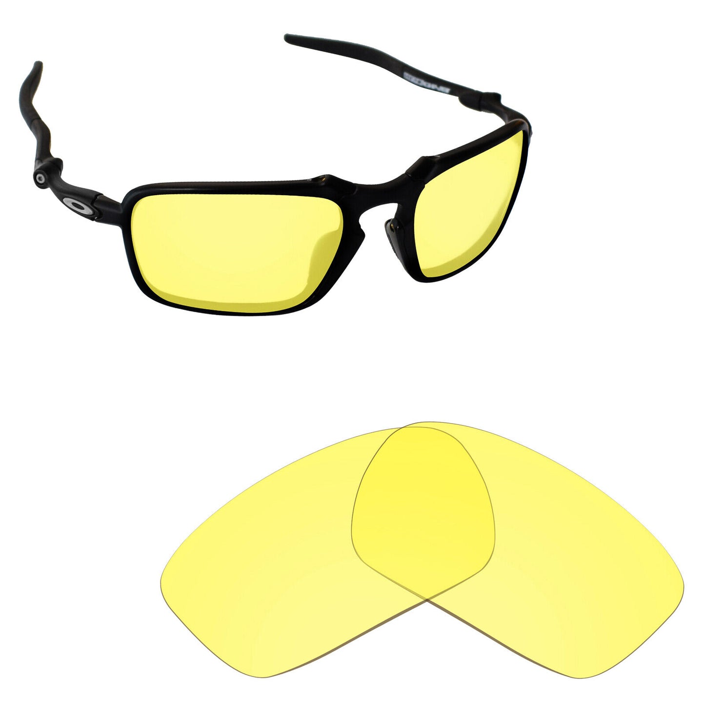Hawkry Polarized Replacement Lenses for-Oakley Badman OO6020 Sunglass - Multiple