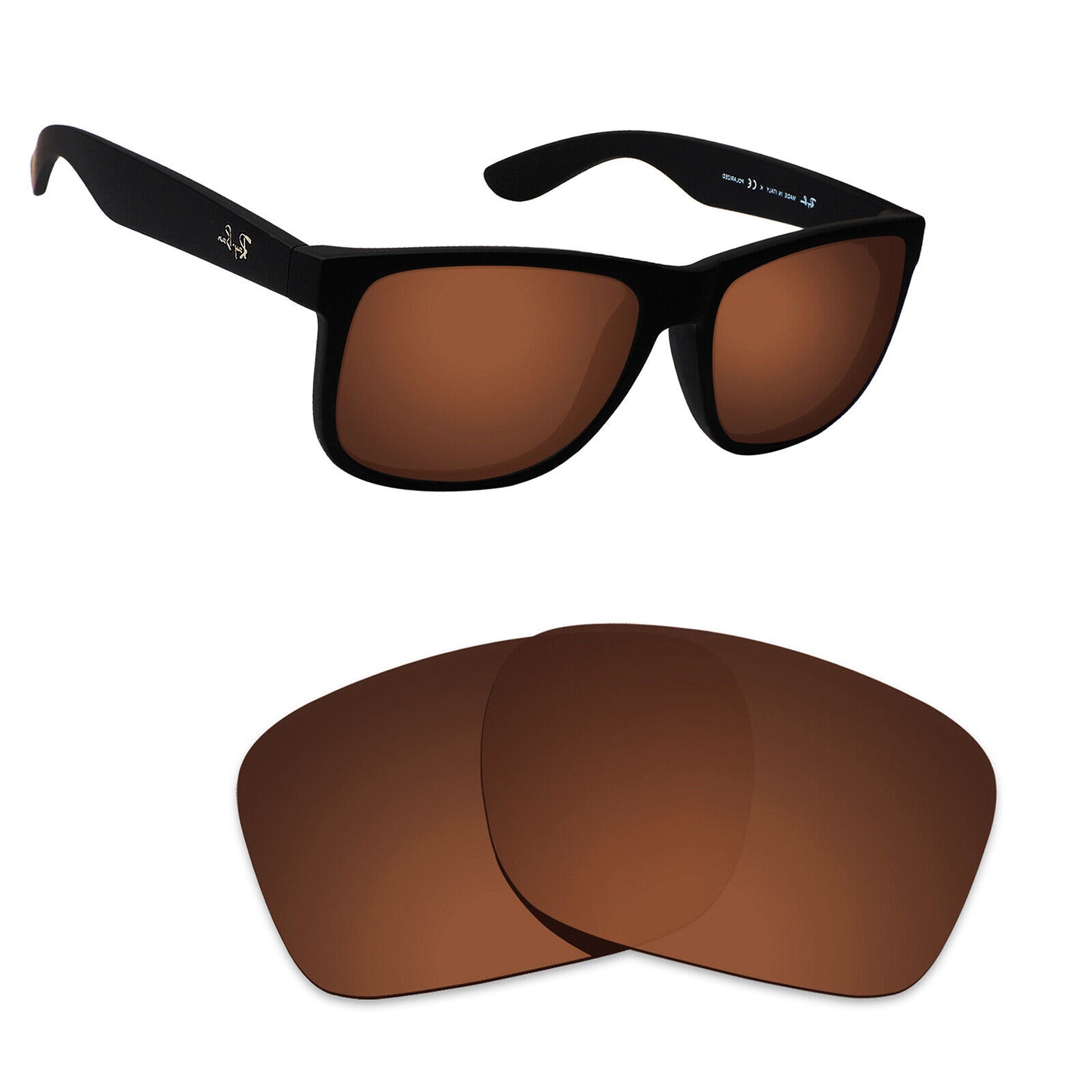 Hawkry Polarized Replacement Lenses for - RayBan-RB4165-55 Sunglass - Multiple