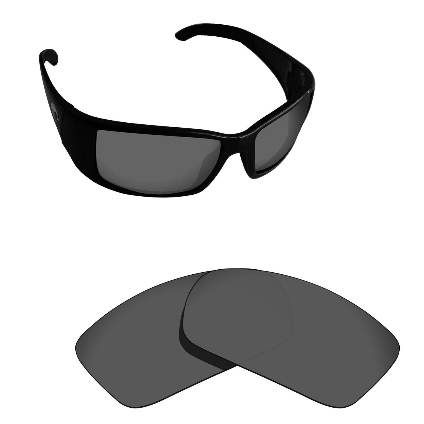 Hawkry Polarized Replacement Lenses for-Costa Blackfin Sunglass - Options