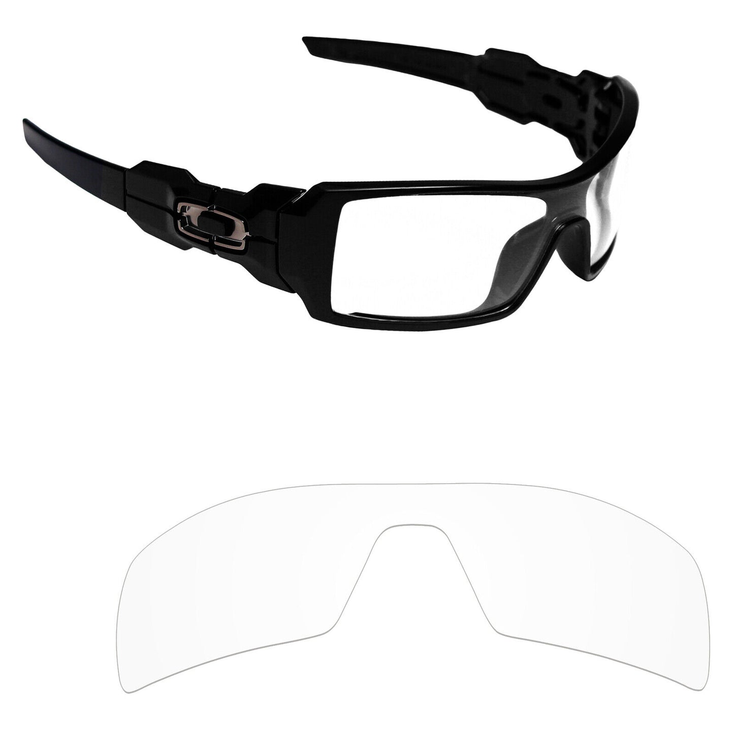 Hawkry Polarized Replacement Lenses for-Oakley Oil Rig Sunglass - Multiple