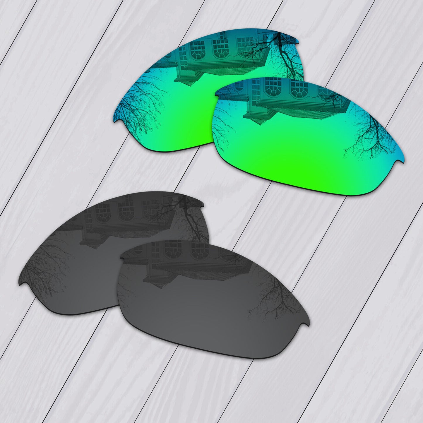 POLARIZED Replacement Lenses For-Oakley Half Jacket Sunglasses Anti-Scratch