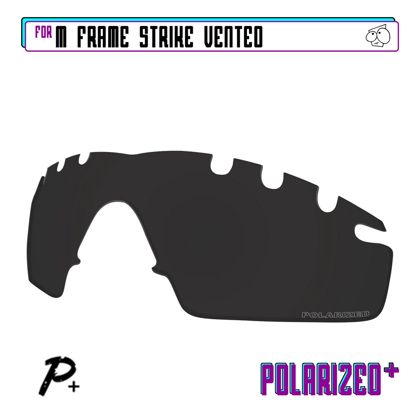POLARIZED Replacement Lenses & Kit For-Oakley M Frame Strike Vented Anti-Scratch