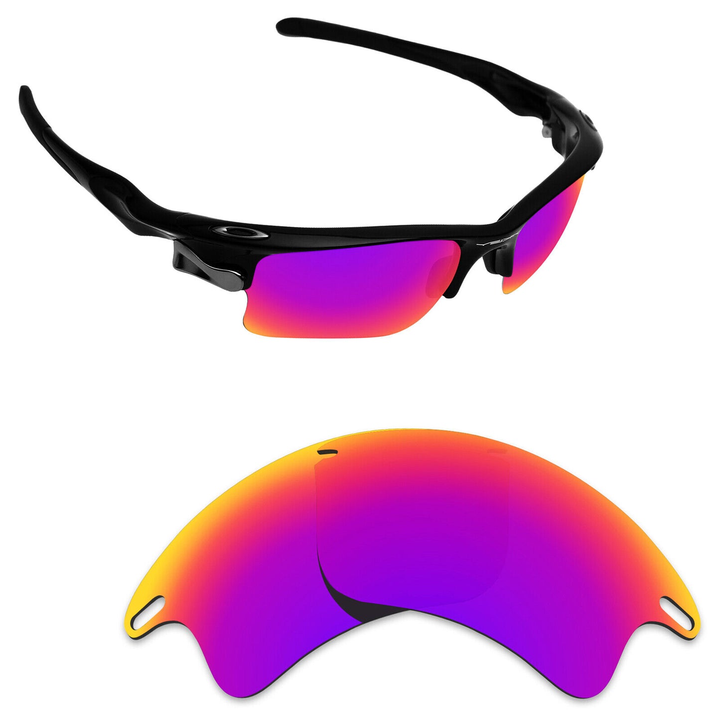 Hawkry Polarized Replacement Lens for-Oakley Fast Jacket XL OO9156 - Options