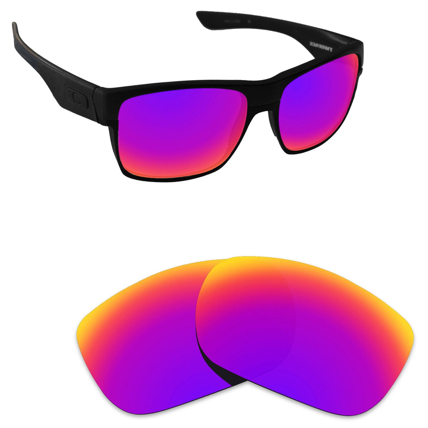 Hawkry Polarized Replacement Lenses for-Oakley TwoFace OO9189 Sunglass - Options
