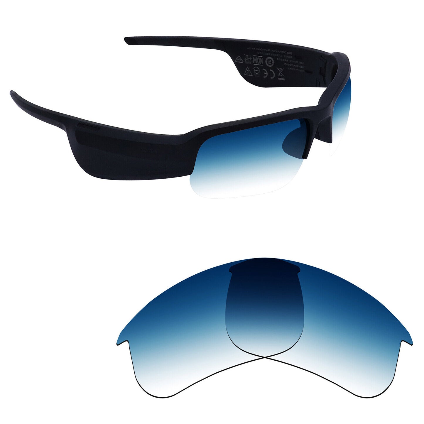 Hawkry Polarized Replacement Lenses for-BOSE Tempo Sunglass - Options