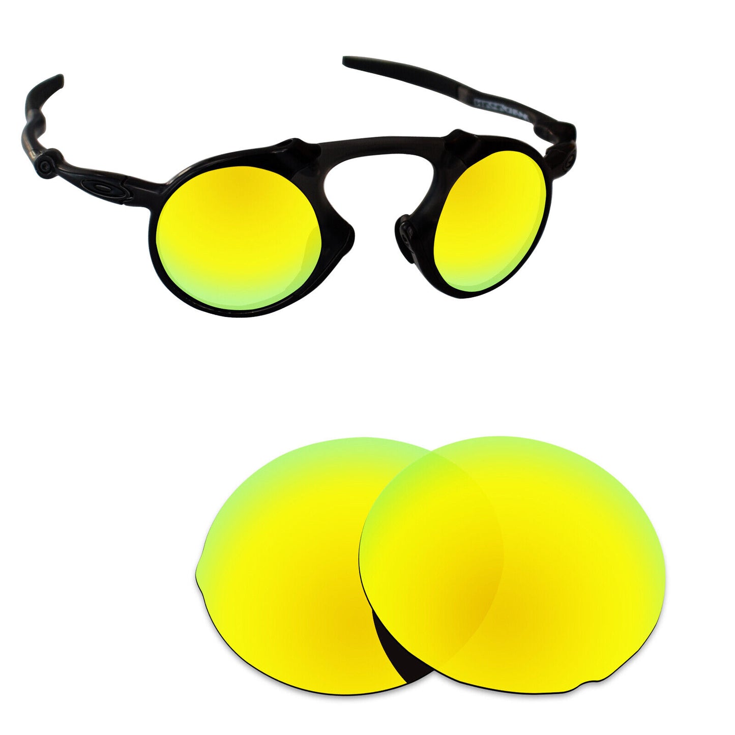 Hawkry Polarized Replacement Lenses for-Oakley Madman OO6019 Sunglass - Options