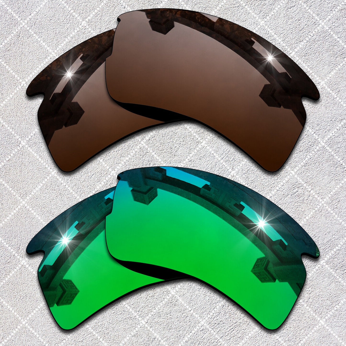 HeyRay Replacement Lenses for Flak 2.0 XL OO9188 Sunglasses Polarized - Options