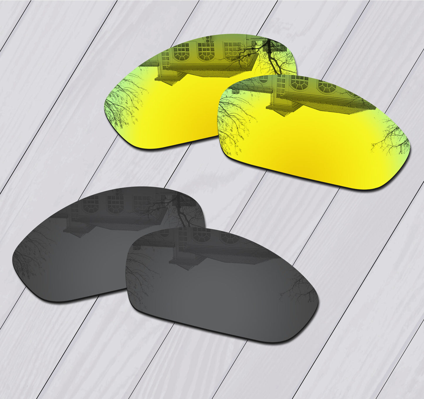 POLARIZED Replacement Lenses For-Oakley Straight Jacket 2007 Anti-Scratch Option