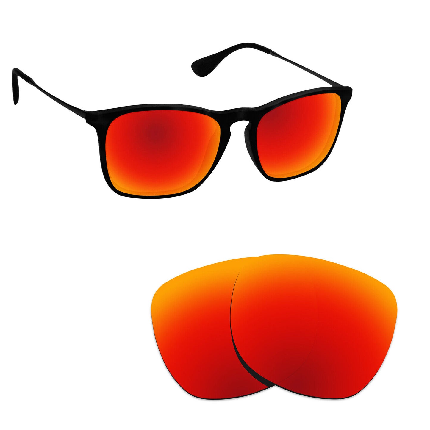 Hawkry Polarized Replacement Lenses for - RayBan-RB4187-54 Sunglass - Multiple