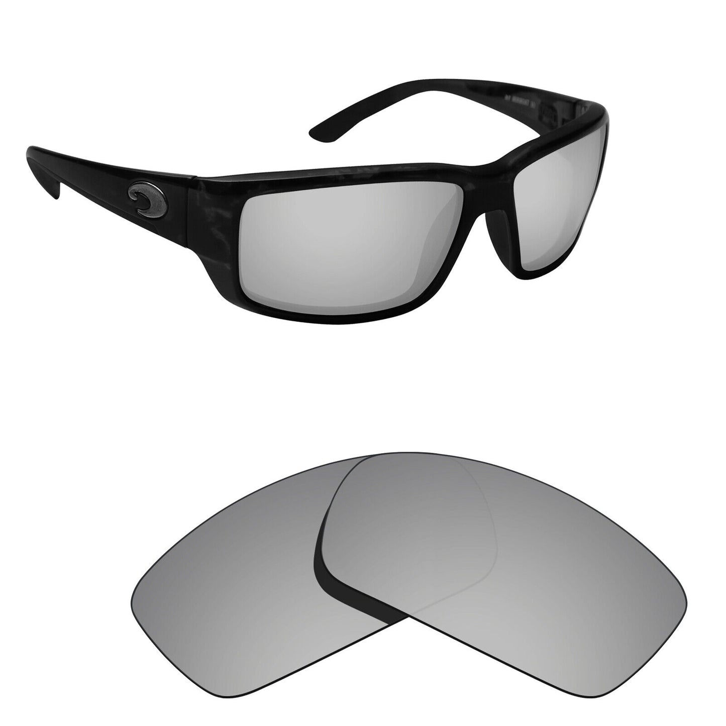 Hawkry Polarized Replacement Lenses for-Costa Fantail Sunglass - Multiple