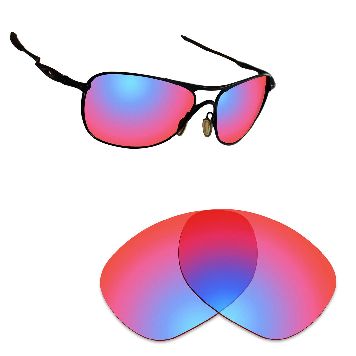Hawkry Polarized Replacement Lens for-Oakley Crosshair New 2012 Sunglass