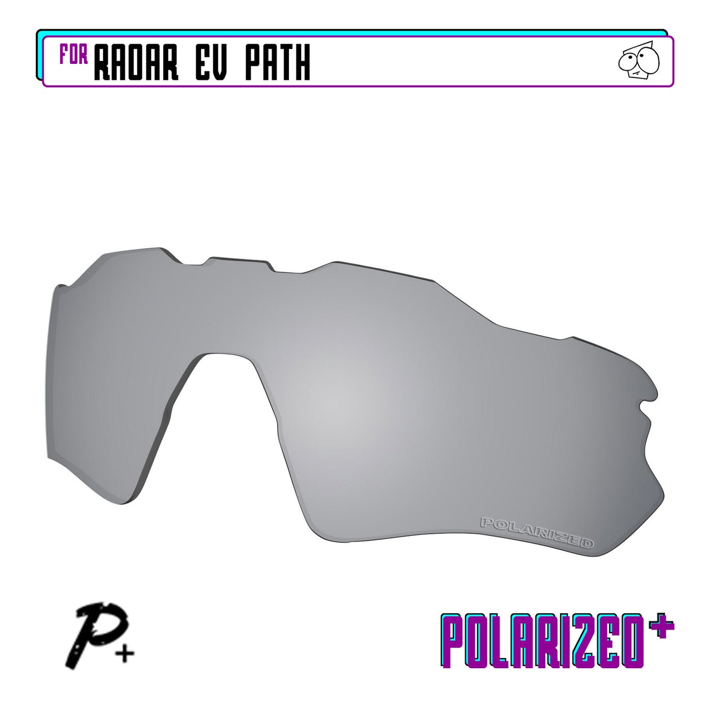 POLARIZED+ Replacement Lens For-Oakley Radar EV Path Sunglass Anti-Scratch