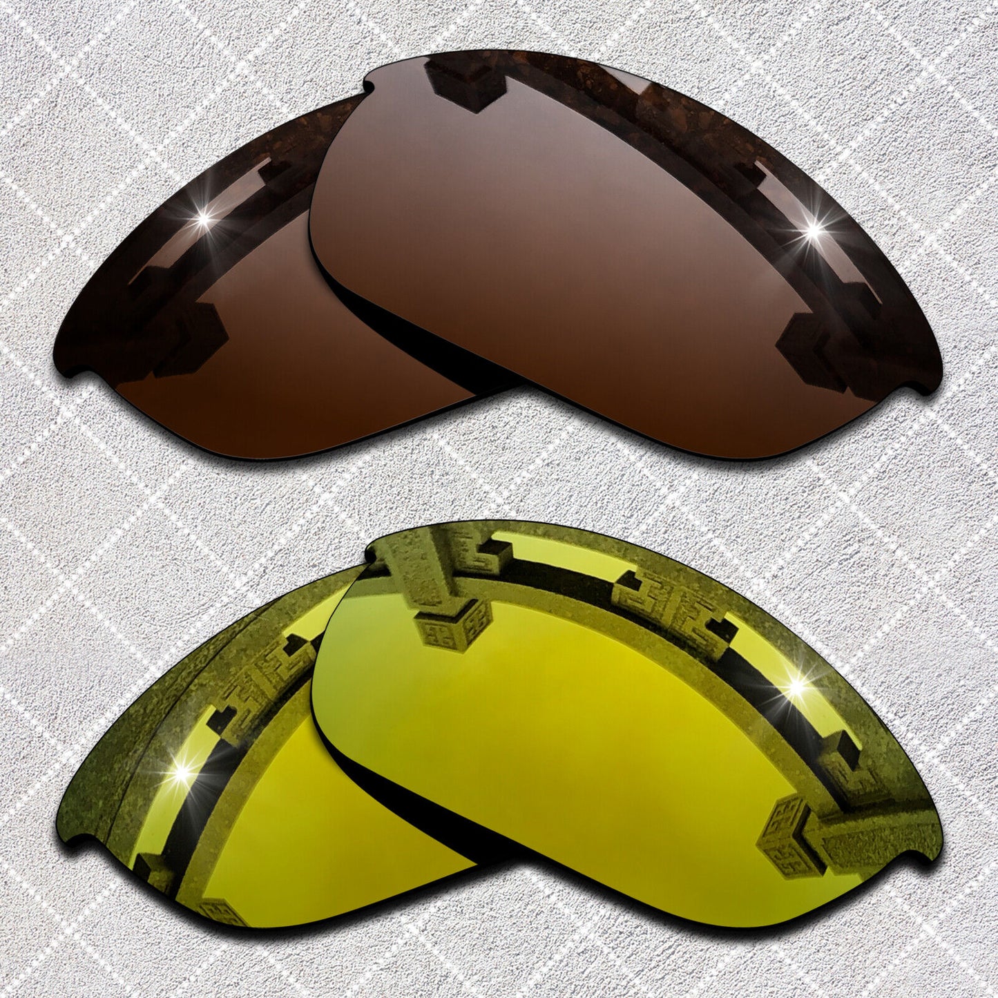 HeyRay Replacement Lenses for Half Jacket Sunglasses Polarized - Options