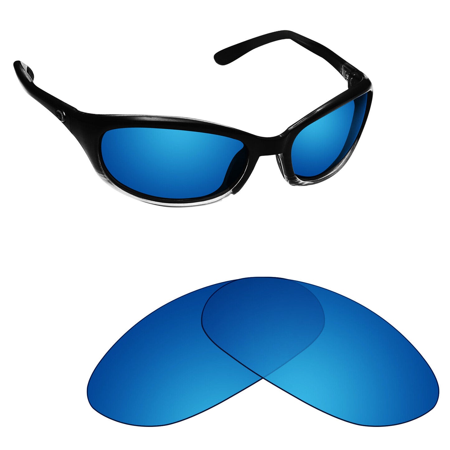 Hawkry Polarized Replacement Lenses for-Costa Harpoon Sunglass - Multiple