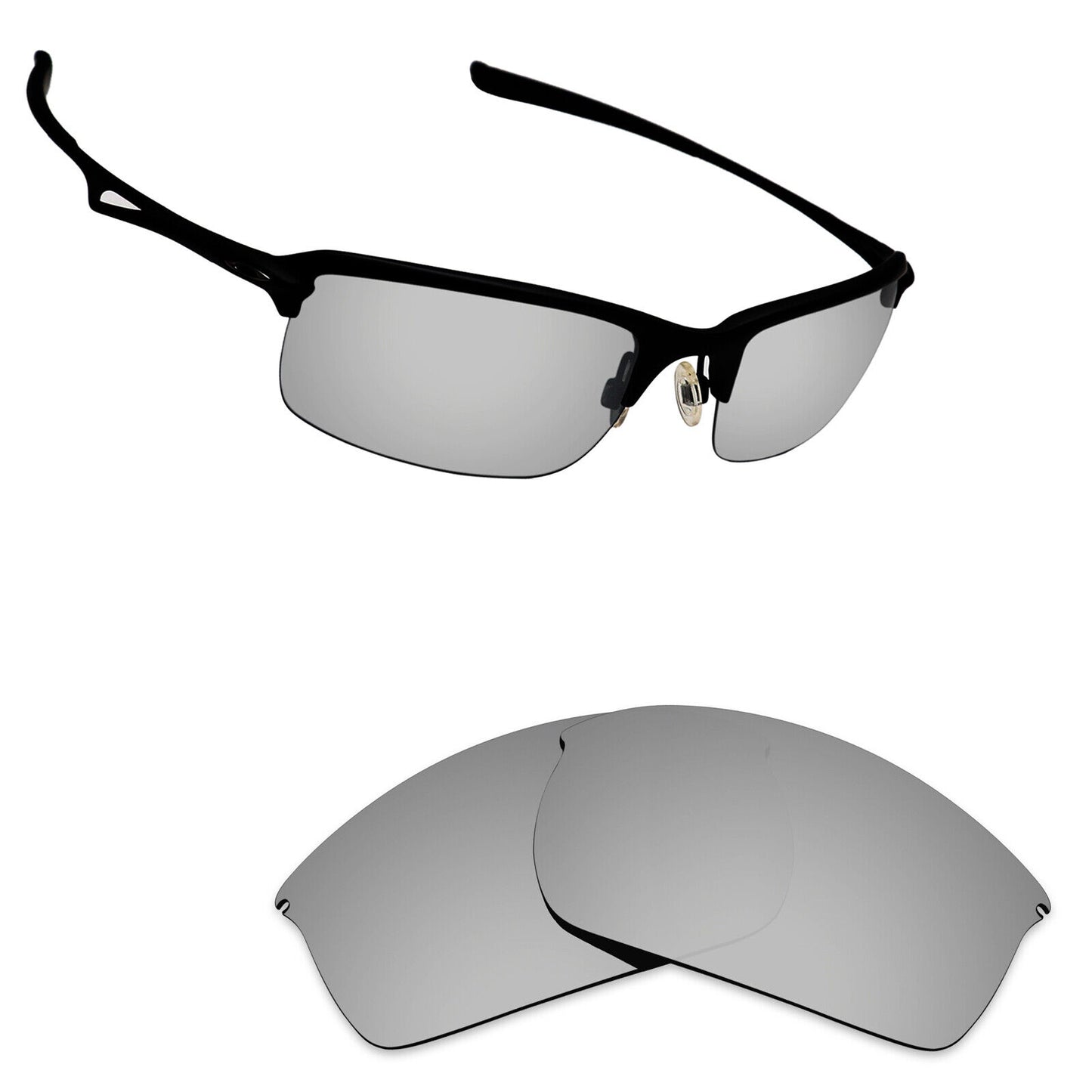 Hawkry Polarized Replacement Lenses for-Oakley Wiretap Sunglass - Multiple
