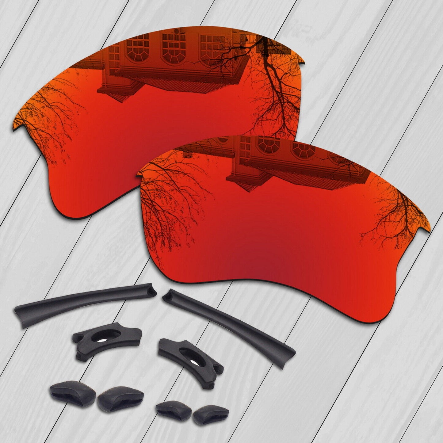 POLARIZED Replacement Lenses For-Oakley Flak Jacket XLJ & Kits Anti-Scratch Opt