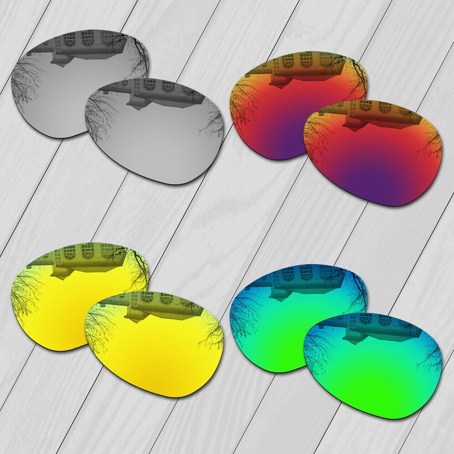 POLARIZED Replacement Lot Lens & Nosepad For-Oakley Crosshair S Sunglass Options