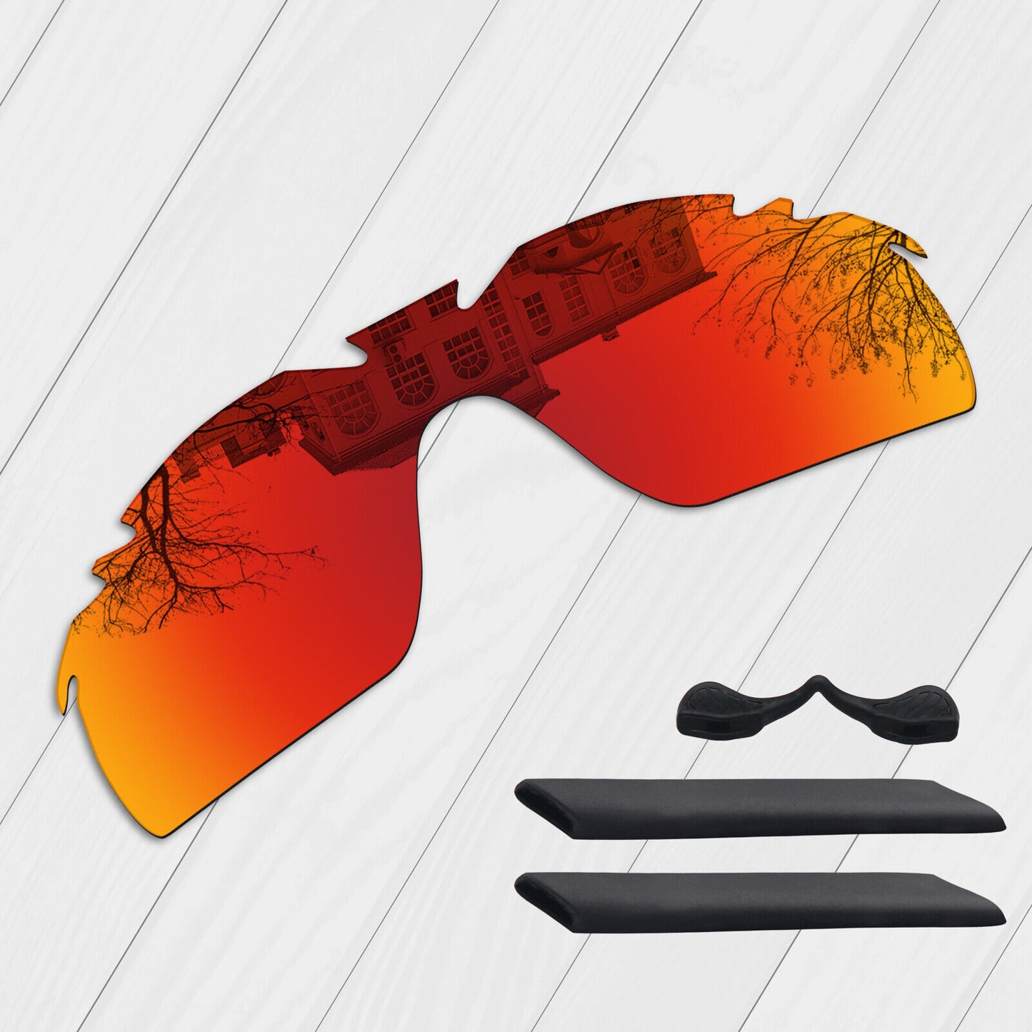 POLARIZED Replacement Lens&Kit For-Oakley Radarlock XL Vented OO9196 Options