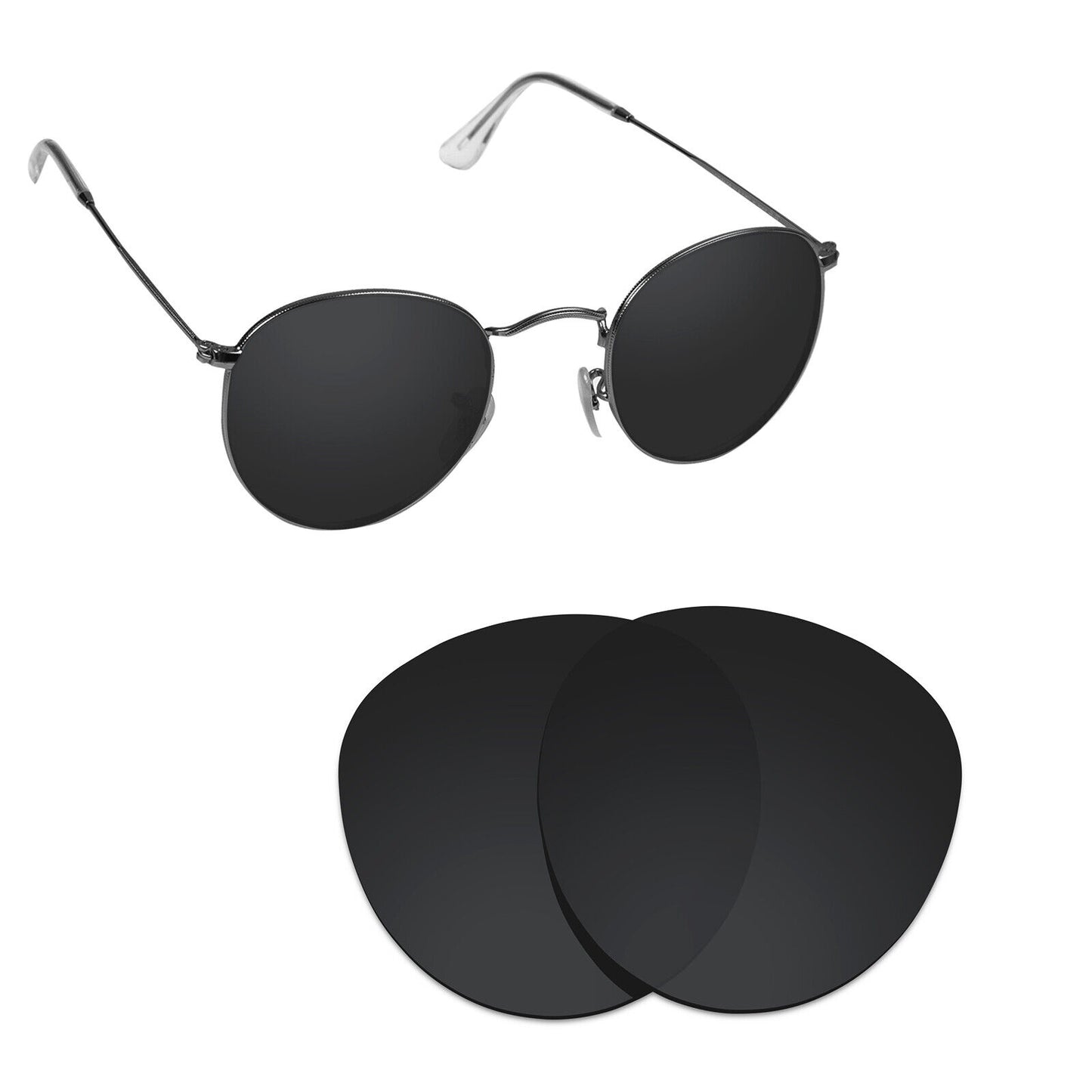 Hawkry Polarized Replacement Lenses for - RayBan-RB3447-50 Sunglass - Multiple
