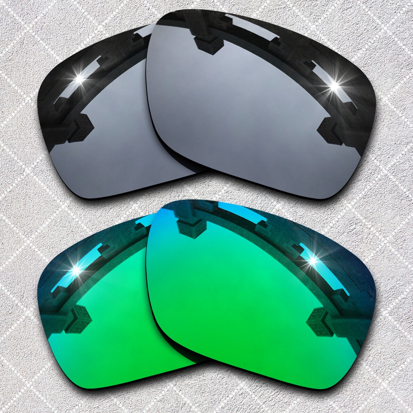 HeyRay Replacement Lenses for Sliver XL OO9341 Sunglasses Polarized -Opt