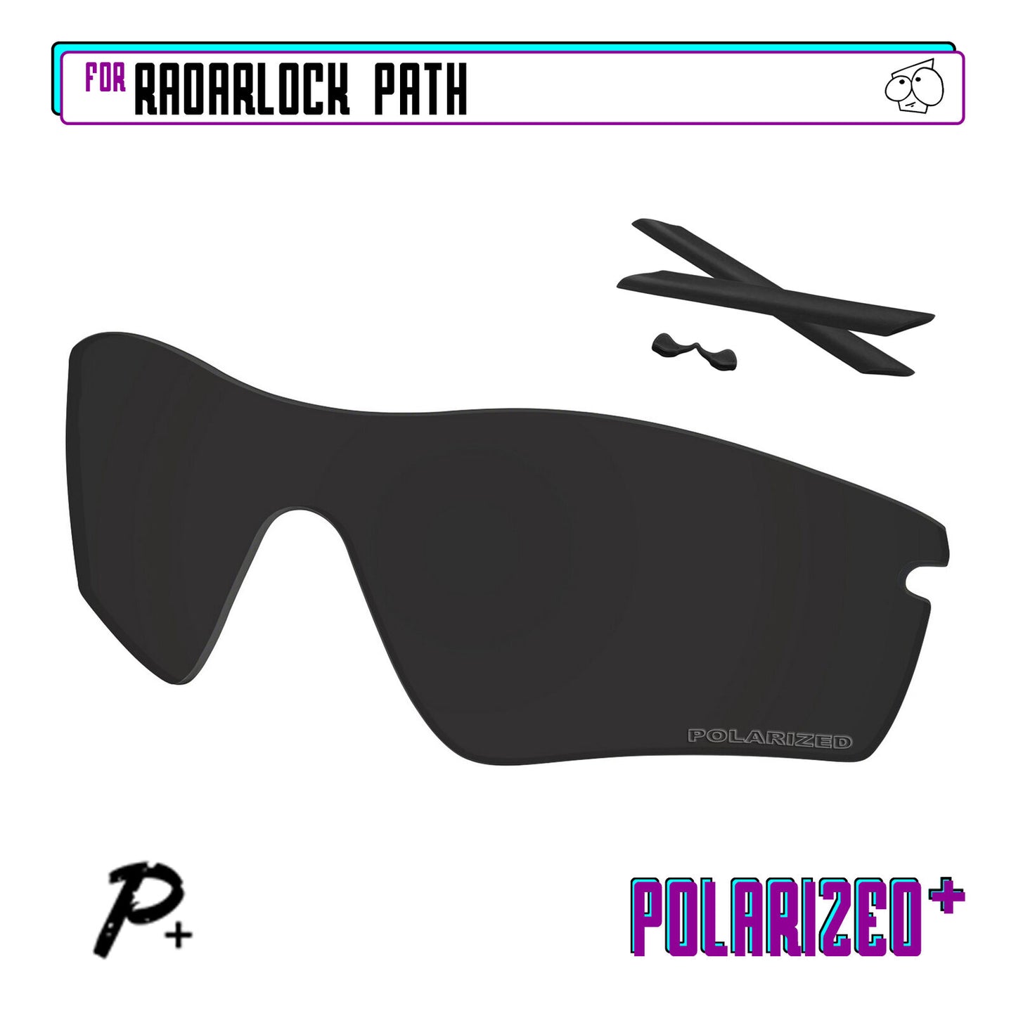 POLARIZED Replacement Lens & Kit For-Oakley RadarLock Path OO9181 Anti-Scratch