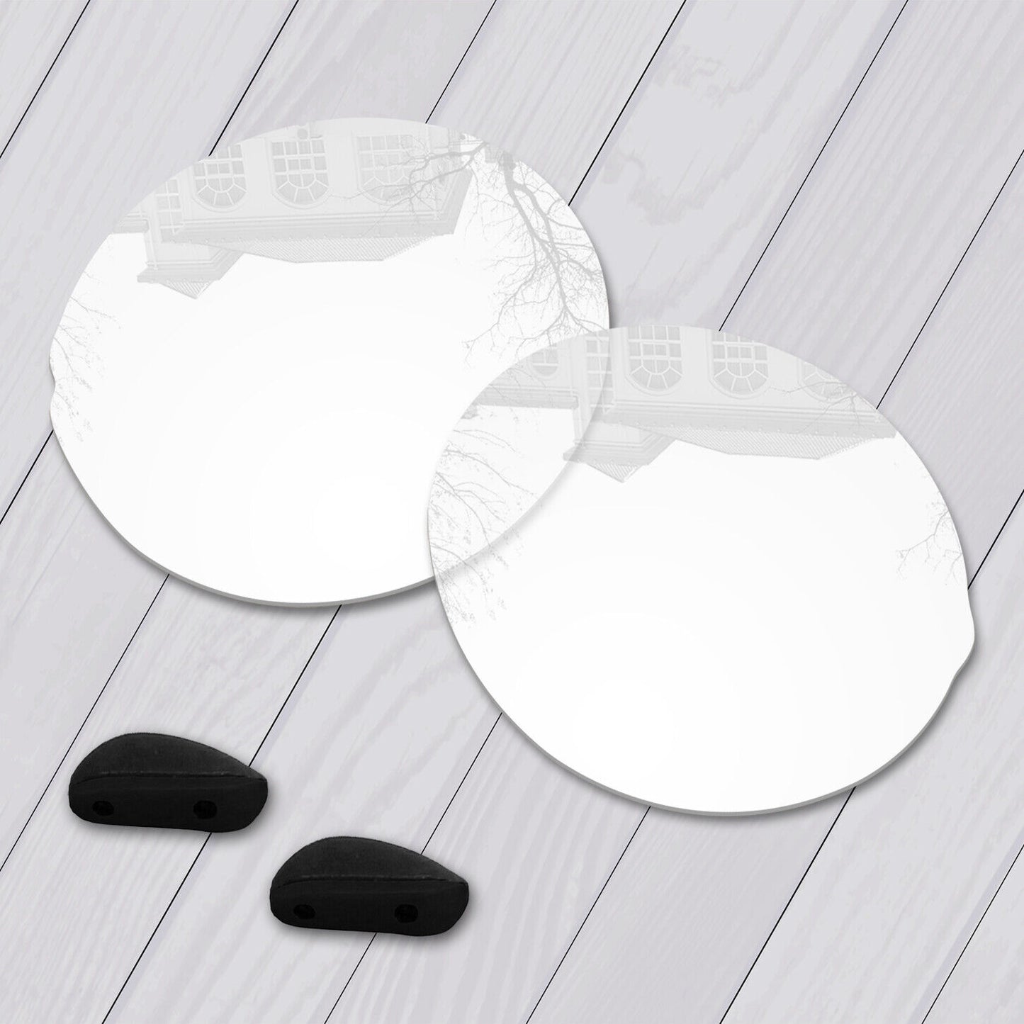 POLARIZED Replacement Lenses & Nose pad For-Oakley Madman OO6019 Anti-Scratch