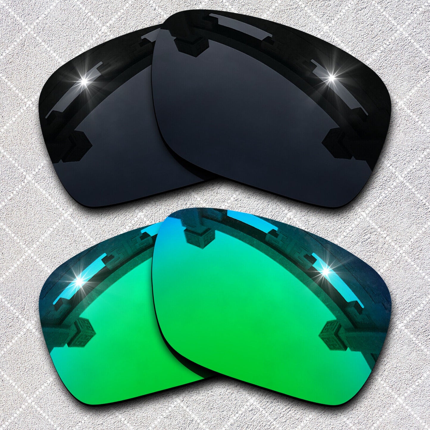 HeyRay Replacement Lenses for Sliver XL OO9341 Sunglasses Polarized -Opt